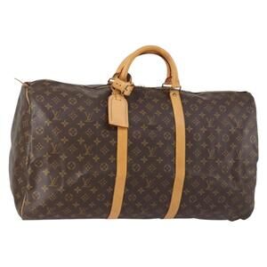 LOUIS VUITTON Monogram Keepall 60 Boston Bag M41422 LV Auth 150855